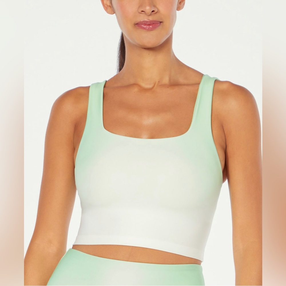 Ellie Green Ash & White Ombré Devin Sports Bra